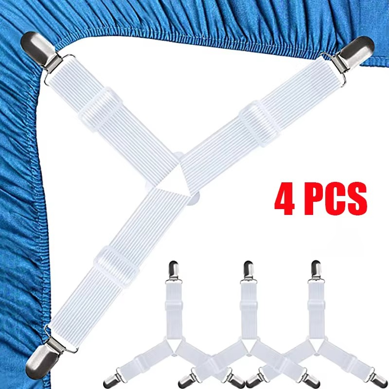 Bed sheet gripper straps (pack of 4)