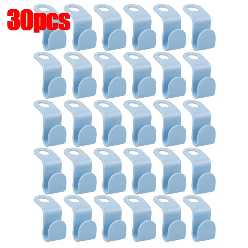 Space-saving hanger hooks (pack of 30)
