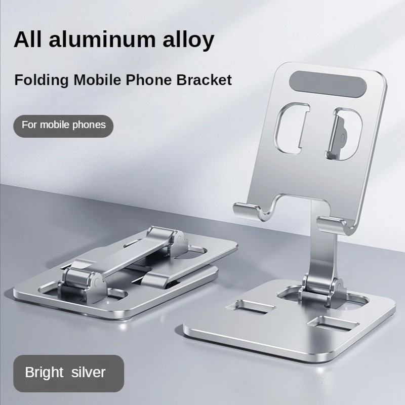 Foldable aluminium phone and tablet stand